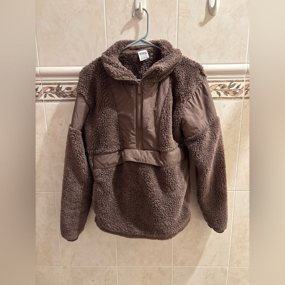 PINK fuzzy pullover